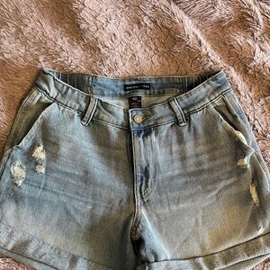 Sincerely Jules Light Blue Distressed Jean Shorts